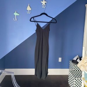 American apparel long black dress
